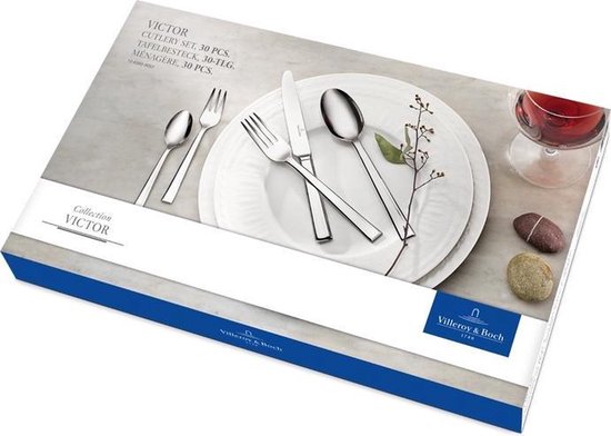 Villeroy & Boch Victor 30-delige bestekset — tijdloze elegantie voor zes personen
