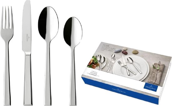 Villeroy & Boch Victor Bestekset 68-delig RVS review