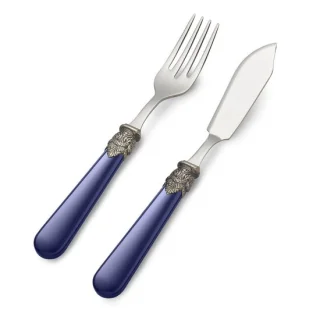Visbestek blauw
