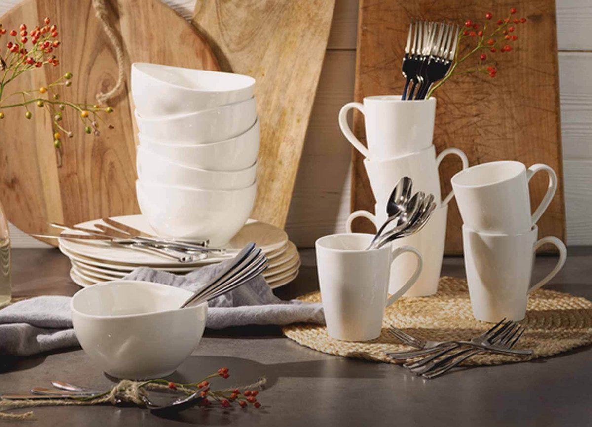 Wat vinden we goed aan de VIVO by Villeroy & Boch Group Voice Basic 30-delig bestekset