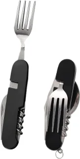 Vouwbare 6-in-1 RVS Bestekset