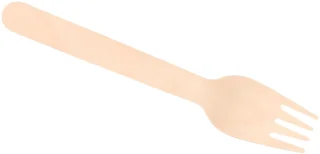 Wegwerp houten vorkjes 16 cm - 150 stuks