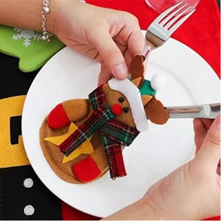 Without Lemons Kerstbestek houders set van 4