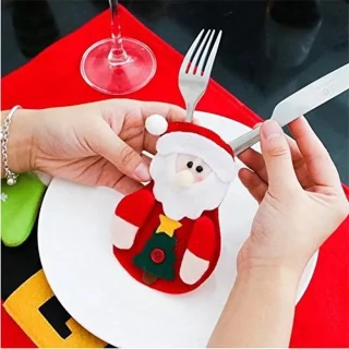 Without Lemons Kerstbestek houders set van 4