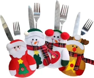 Without Lemons Kerstbestek houders set van 4