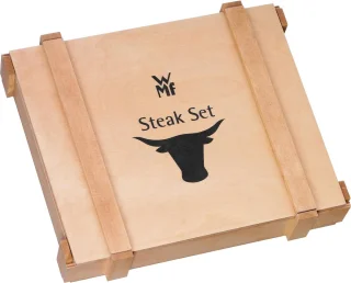 WMF Steakbestekset 12-delig Cromargan in houten kist