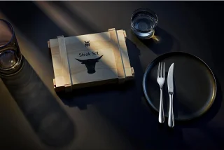 WMF Steakbestekset 12-delig Cromargan in houten kist