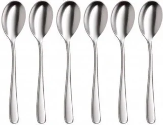WMF Vision espressolepels roestvrijstaal 6 stuks
