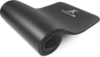 Yoga en Pilatesmat 13mm en 25mm Zwart