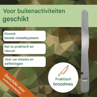YOZHIQU Campingbestekset RVS 4-delig