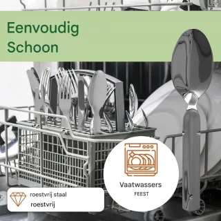 YOZHIQU Campingbestekset RVS 4-delig