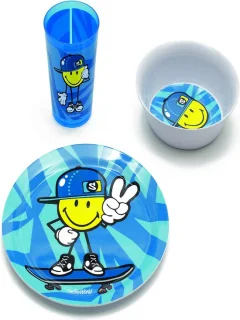 Zak!Designs Smiley Dinerset Kids Boy