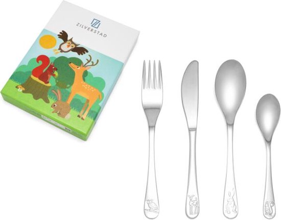 Zilverstad Bosdieren Kinderbestek met Naamgravure review