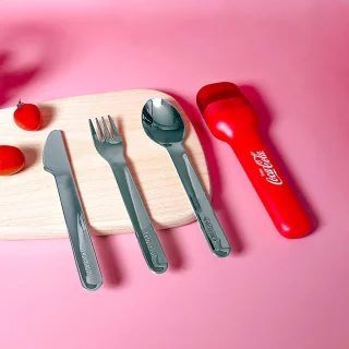 Zoku Coca Cola Bestekset Rood