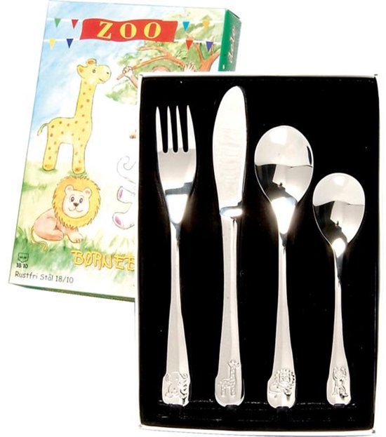 Zoo Kinderbestekset Roestvrijstaal