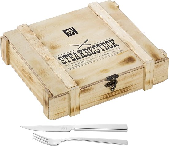Zwilling Steak Bestekset 12-delig Roestvrijstaal