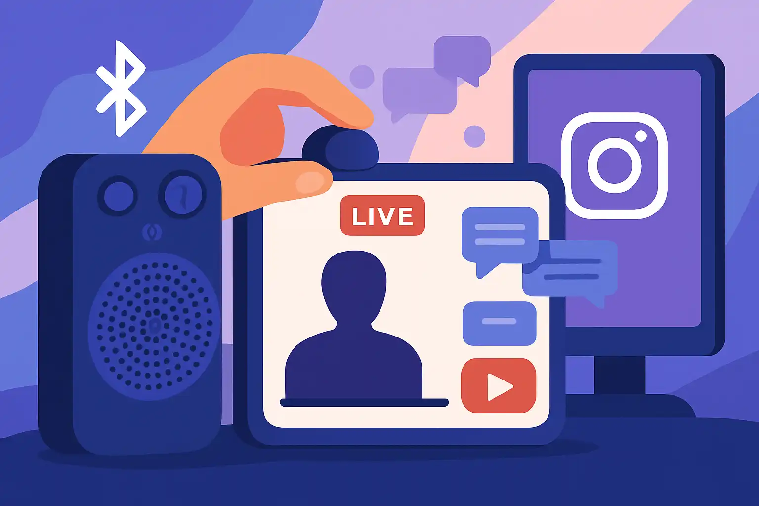 Live stream als een pro: je bluetoothspeaker instellen voor Twitch en Instagram