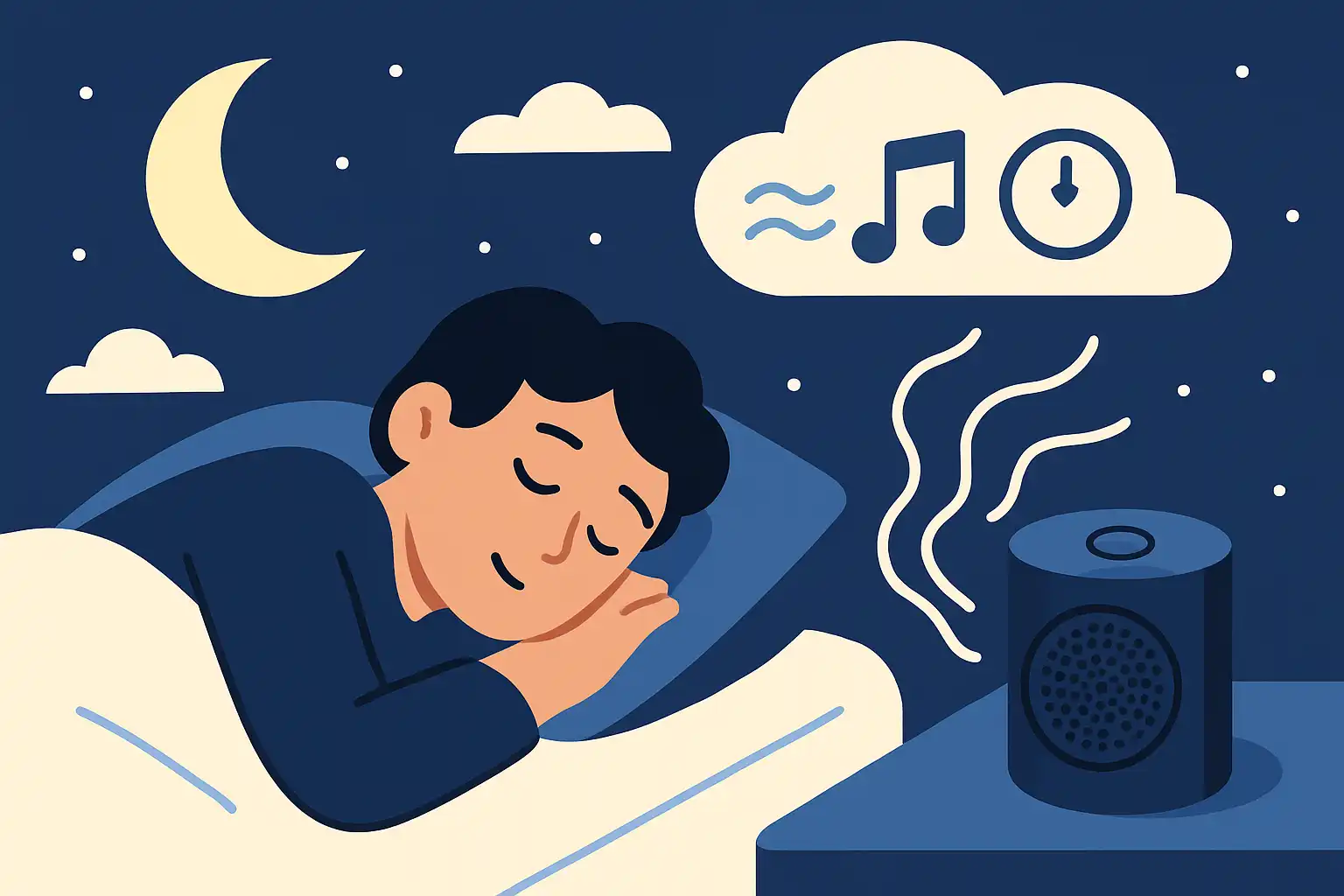 Slaap lekker: hoe bluetoothspeakers je nachtrust verbeteren met witte ruis, geluidstherapie en slimme timers