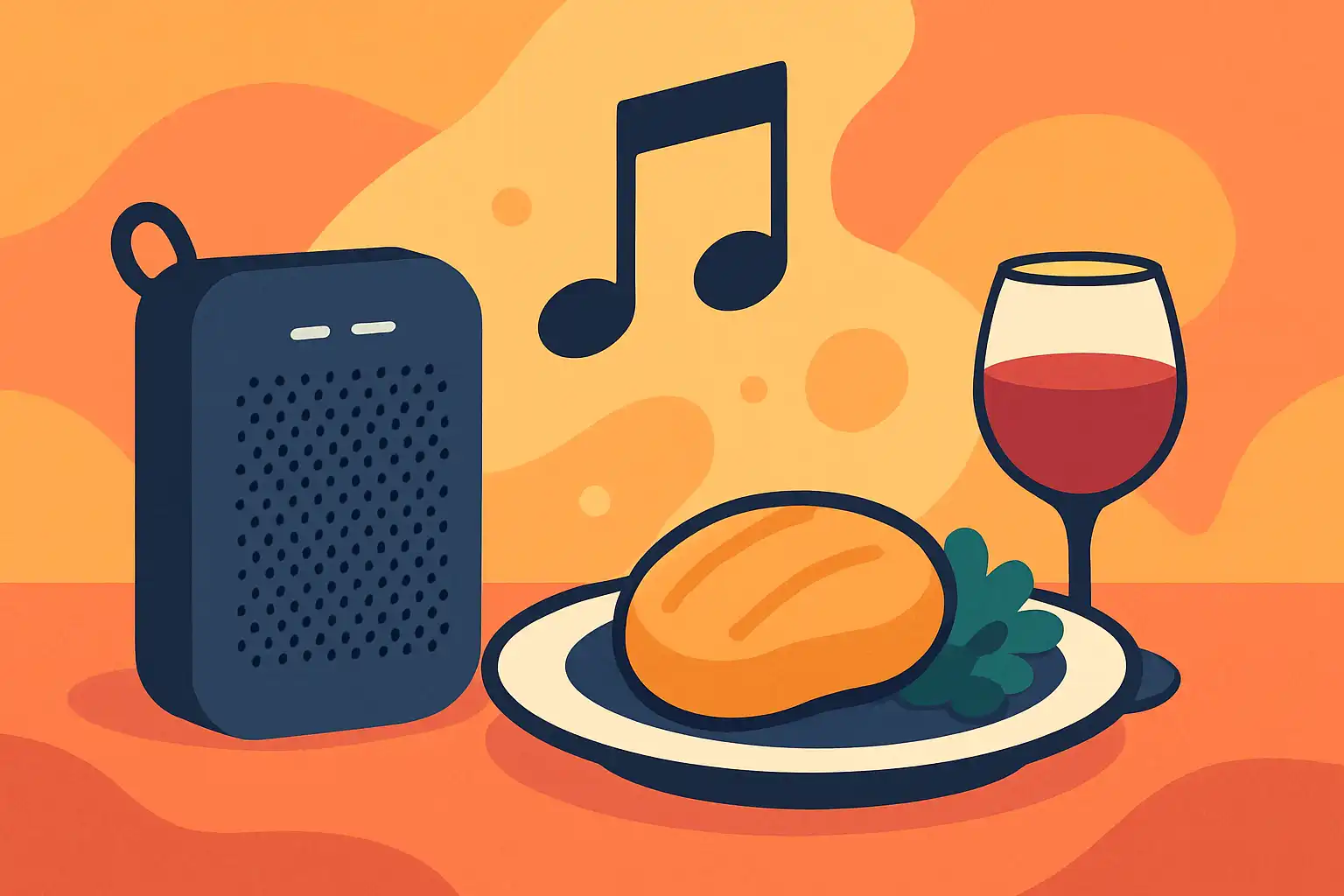 Zo combineer je muziek en eten: bluetoothspeakers die je diner upgraden