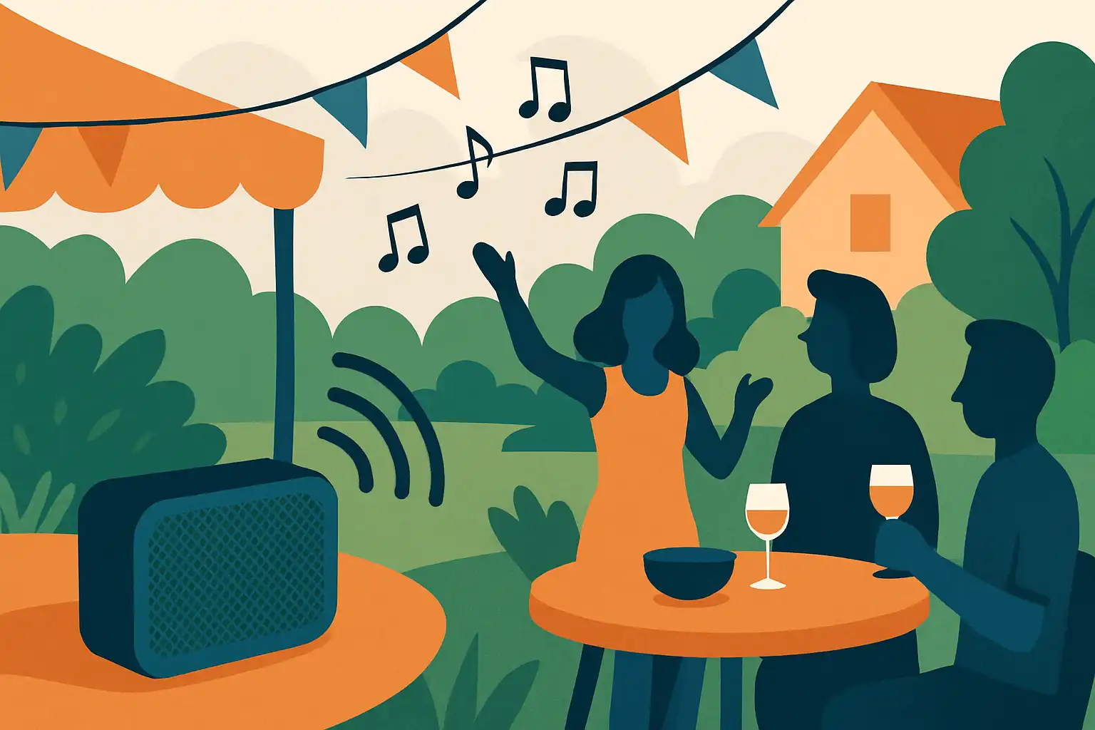 Zo organiseer je een burenproof tuinfeest met je bluetoothspeaker