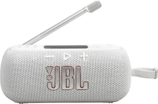 JBL Tuner 3 – Draagbare DAB/FM-radiospeaker met Bluetooth, IP67 en Auracast – Wit