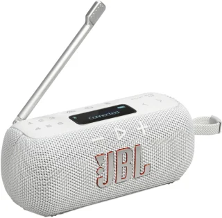 JBL Tuner 3 – Draagbare DAB/FM-radiospeaker met Bluetooth, IP67 en Auracast – Wit
