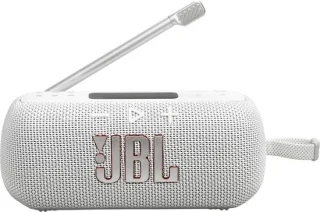 JBL Tuner 3 – Draagbare DAB/FM-radiospeaker met Bluetooth, IP67 en Auracast – Wit