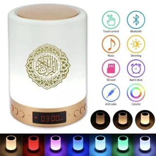 Koran speaker - Bluetooth speaker - Smart speaker - Draadloze luidspeaker - Led lamp Touch - Quran lamp