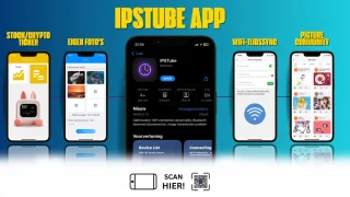 Wedjis Retro Mili-TV – Digitale Klok & Bluetooth Speaker – Smart display – Kunststof – Dimbaar scherm – Sinterklaas cadeautjes – Wit/Blauw