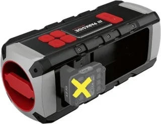 PARKSIDE PERFORMANCE® Bluetooth® speaker zonder accu - Uitgangsvermogen: 80 W - Beschermingsklasse: IP20 - Indrukwekkend geluid en krachtige bas - Draadloos muziek streamen via Bluetooth® - Met USB A poort voor het opladen van mobiele apparaten