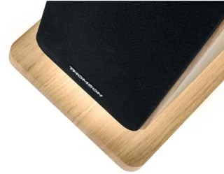 Bluetooth Sound Tower - THOMSON - Hout/Zwart - 120 W, Optisch, USB, Equalizer, TWS, Afstandsbediening, Voeding. 230V