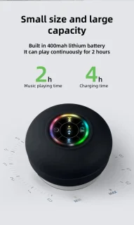 Speaker - Draadloze Speaker - Speaker Bluetooth Draadloos - Luidspreker - Muziek - Zwart