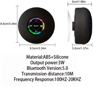 Speaker - Draadloze Speaker - Speaker Bluetooth Draadloos - Luidspreker - Muziek - Zwart