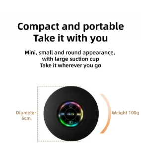 Speaker - Draadloze Speaker - Speaker Bluetooth Draadloos - Luidspreker - Muziek - Zwart