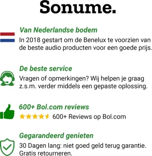 Sonume Go - Draadloze Bluetooth Speaker - 8 Uur Batterij - 360° Sound - Compact - Krachtig Geluid - Diepe Bass - IPX6 Waterproof - Zwart