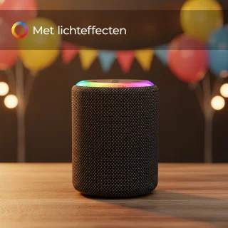 Sonume Go - Draadloze Bluetooth Speaker - 8 Uur Batterij - 360° Sound - Compact - Krachtig Geluid - Diepe Bass - IPX6 Waterproof - Zwart