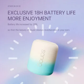 Sanag X6S Bluetooth Speaker – Draadloos & Portable – IPX5 Waterdicht – 24u Speeltijd – TWS Stereo –Groen/Rose