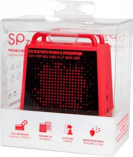 Antec - SPzero - Bluetooth Speaker - Waterbestendig - Rood/Zwart - Speaker Bluetooth
