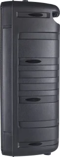 Kodak Enceinte Party Portable PRPS-1775 - Double Woofer 4”, Bluetooth, TWS, USB/TF, Entrée AUX & Micro Karaoké, Effets Lumineux Disco, Batterie 3000mAh, Micro Sans Fil Inclus - Noir
