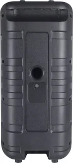 Kodak Enceinte Party Portable PRPS-1775 - Double Woofer 4”, Bluetooth, TWS, USB/TF, Entrée AUX & Micro Karaoké, Effets Lumineux Disco, Batterie 3000mAh, Micro Sans Fil Inclus - Noir