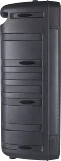 Kodak Enceinte Party Portable PRPS-1775 - Double Woofer 4”, Bluetooth, TWS, USB/TF, Entrée AUX & Micro Karaoké, Effets Lumineux Disco, Batterie 3000mAh, Micro Sans Fil Inclus - Noir