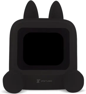 Wedjis Retro Mili-TV – Digitale Klok & Bluetooth Speaker – Smart display – Kunststof – Dimbaar scherm – Gadgets mannen – Zwart