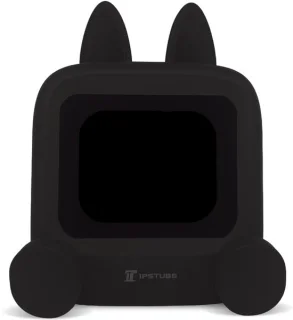 Wedjis Retro Mili-TV – Digitale Klok & Bluetooth Speaker – Smart display – Kunststof – Dimbaar scherm – Gadgets mannen – Zwart