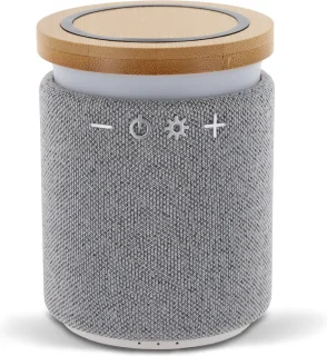Bamboe draadloze bluetooth speaker, grijs