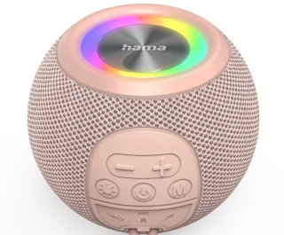 Hama Bluetooth speaker - Ball Shape - 5 Lichtmodi - 5W - Roze