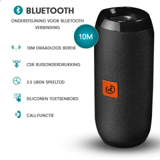 AG220 Bluetooth Speaker Zwart 10W