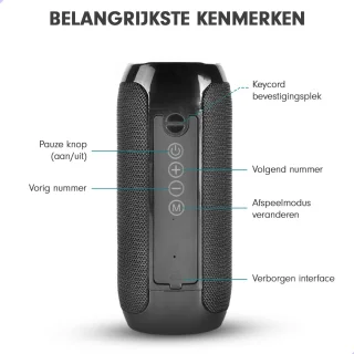 AG220 Bluetooth Speaker Zwart 10W