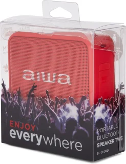 AIWA BS-200RD Bluetooth speaker rood