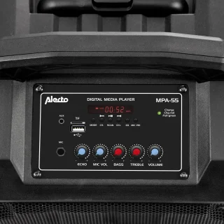 Alecto MPA-55 Mobiele geluidsinstallatie 8"