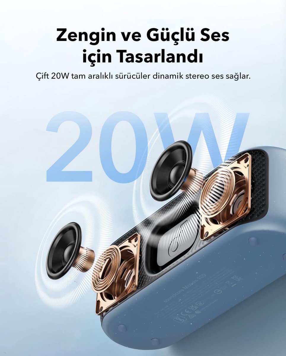 Anker SoundCore Motion 100 Bluetooth Speaker Zwart